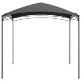 NNEVL Gazebo 3x3x2.65 m Anthracite 180 g/m²