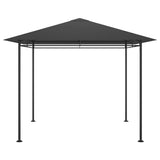 NNEVL Gazebo 3x3x2.7 m Anthracite 180 g/m²