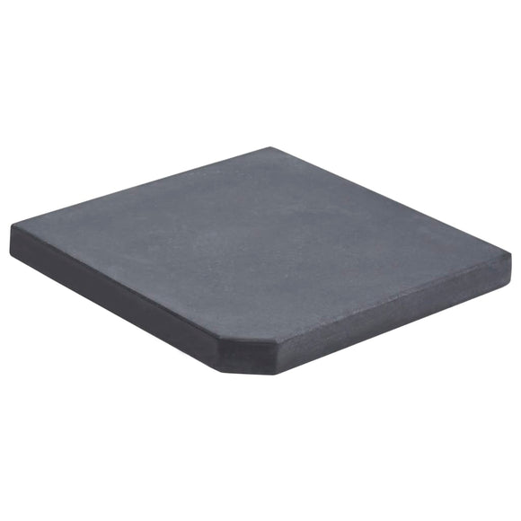 NNEVL Umbrella Weight Plate Black Granite Square 25 kg