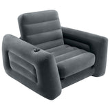 NNEVL Intex Pull-Out Chair 117x224x66 cm Dark Grey