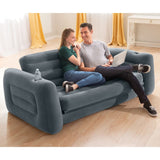 NNEVL Intex Pull-Out Chair 203x231x66 cm Dark Grey