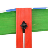 NNEVL Sandbox with Adjustable Roof Fir Wood Multicolour UV50