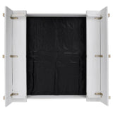 NNEVL Sandbox Fir Wood White 95x90x15 cm
