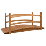 NNEVL Garden Bridge 140x60x60 cm Solid Firwood