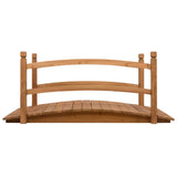 NNEVL Garden Bridge 140x60x60 cm Solid Firwood