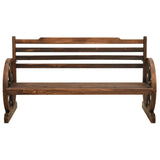 NNEVL Garden Bench 142 cm Solid Firwood