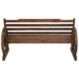 NNEVL Garden Bench 142 cm Solid Firwood