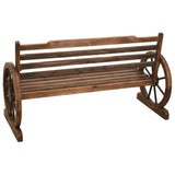 NNEVL Garden Bench 142 cm Solid Firwood