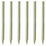 NNEVL Fence Posts 6 pcs Wood 150 cm