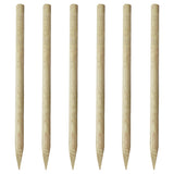 NNEVL Fence Posts 6 pcs Wood 170 cm