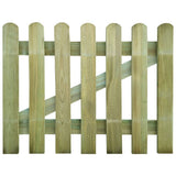 NNEVL Garden Gate Wood 100x80 cm