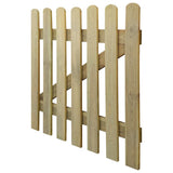 NNEVL Garden Gate Wood 100x100 cm