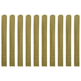 NNEVL Impregnated Fence Slats 10 pcs Wood 100 cm