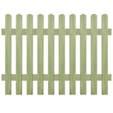 NNEVL Picket Fence Impregnated Pinewood 170x120 cm 6/9 cm