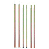 NNEVL Telescopic Tent Poles with Length of 170-255 cm 2 pcs Galvanised Steel