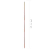 NNEVL Telescopic Tent Poles with Length of 170-255 cm 2 pcs Galvanised Steel