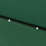 NNEVL Parasol with LEDs and Steel Pole Green 2x3 m