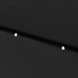 NNEVL Parasol with LEDs and Steel Pole Black 2x3 m
