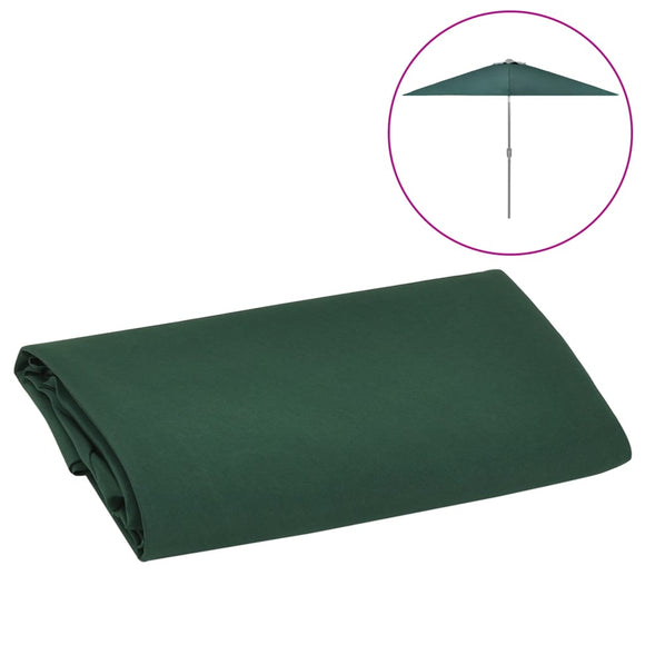 NNEVL Replacement Fabric for Outdoor Parasol Green 300 cm