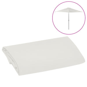 NNEVL Replacement Fabric for Outdoor Parasol Sand White 300 cm