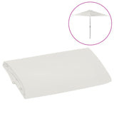 NNEVL Replacement Fabric for Outdoor Parasol Sand White 300 cm