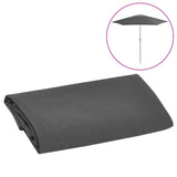 NNEVL Replacement Fabric for Outdoor Parasol Anthracite 300 cm