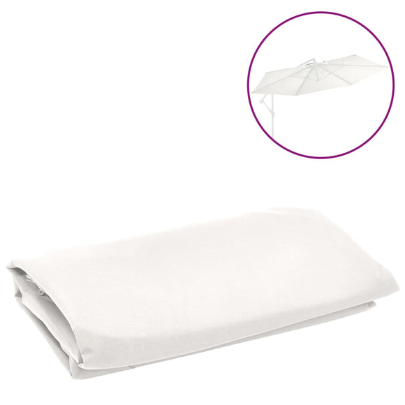 NNEVL Replacement Fabric for Cantilever Umbrella Sand White 350 cm