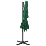 NNEVL 4-Tier Parasol with Aluminium Pole Green 250x250 cm