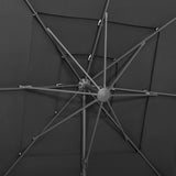 NNEVL 4-Tier Parasol with Aluminium Pole Anthracite 250x250 cm