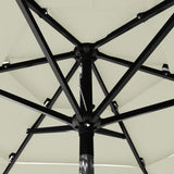 NNEVL 3-Tier Parasol with Aluminium Pole Sand 2 m
