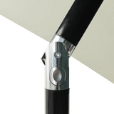 NNEVL 3-Tier Parasol with Aluminium Pole Sand 2 m