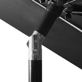 NNEVL 3-Tier Parasol with Aluminium Pole Anthracite 3 m