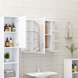 NNEVL 3 Piece Bathroom Furniture Set White Chipboard