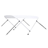 NNEVL 2 Bow Bimini Top White 180x130x110 cm