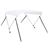 NNEVL 2 Bow Bimini Top White 180x130x110 cm