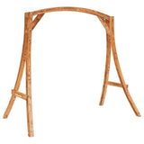 NNEVL Swing Frame Solid Bent Wood with Teak Finish