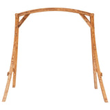 NNEVL Swing Frame Solid Bent Wood with Teak Finish