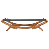 NNEVL Hammock 100x188.5x44 cm Solid Bent Wood Anthracite