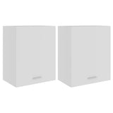 NNEVL Hanging Cabinets 2 pcs White 50x31x60 cm Chipboard