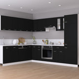 NNEVL Hanging Cabinets 2 pcs Black 50x31x60 cm Chipboard