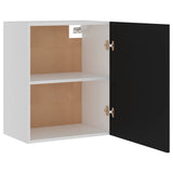 NNEVL Hanging Cabinets 2 pcs Black 50x31x60 cm Chipboard