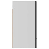 NNEVL Hanging Cabinets 2 pcs Black 50x31x60 cm Chipboard