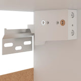 NNEVL Hanging Cabinets 2 pcs Black 50x31x60 cm Chipboard