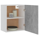 NNEVL Hanging Cabinets 2 pcs Concrete Grey 50x31x60 cm Chipboard
