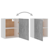NNEVL Hanging Cabinets 2 pcs Concrete Grey 50x31x60 cm Chipboard