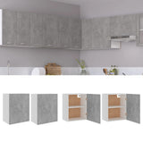 NNEVL Hanging Cabinets 2 pcs Concrete Grey 50x31x60 cm Chipboard