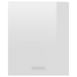 NNEVL Hanging Cabinets 2 pcs High Gloss White 50x31x60 cm Chipboard