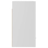 NNEVL Hanging Cabinets 2 pcs High Gloss White 50x31x60 cm Chipboard