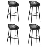 NNEVL 5 Piece Bar Set Black