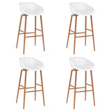 NNEVL 5 Piece Bar Set Black and White